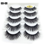 5Pairs/Set Criss-Cross Fluffy Lashes