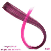 Long Straight Colored Hair Extensions