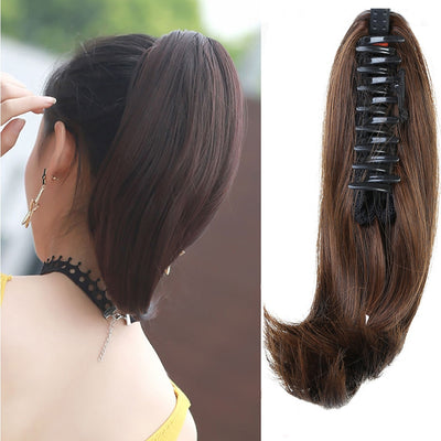 Synthetic Short Straight Ponytail Extension