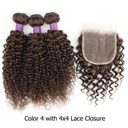 Remy Weave Bundles with Lace Closure
